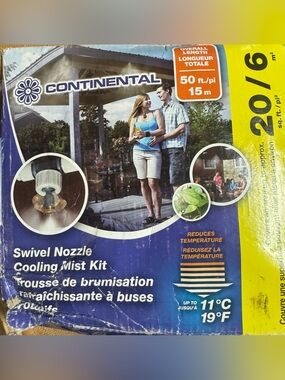 Continental Swivel Nozzle Cooling Mist Kit